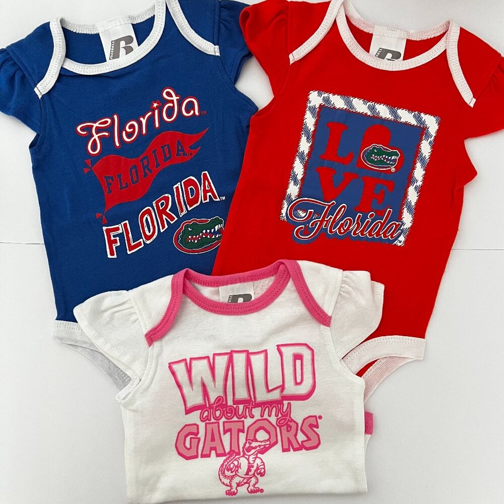Florida Gators Onesies 3-6 months
